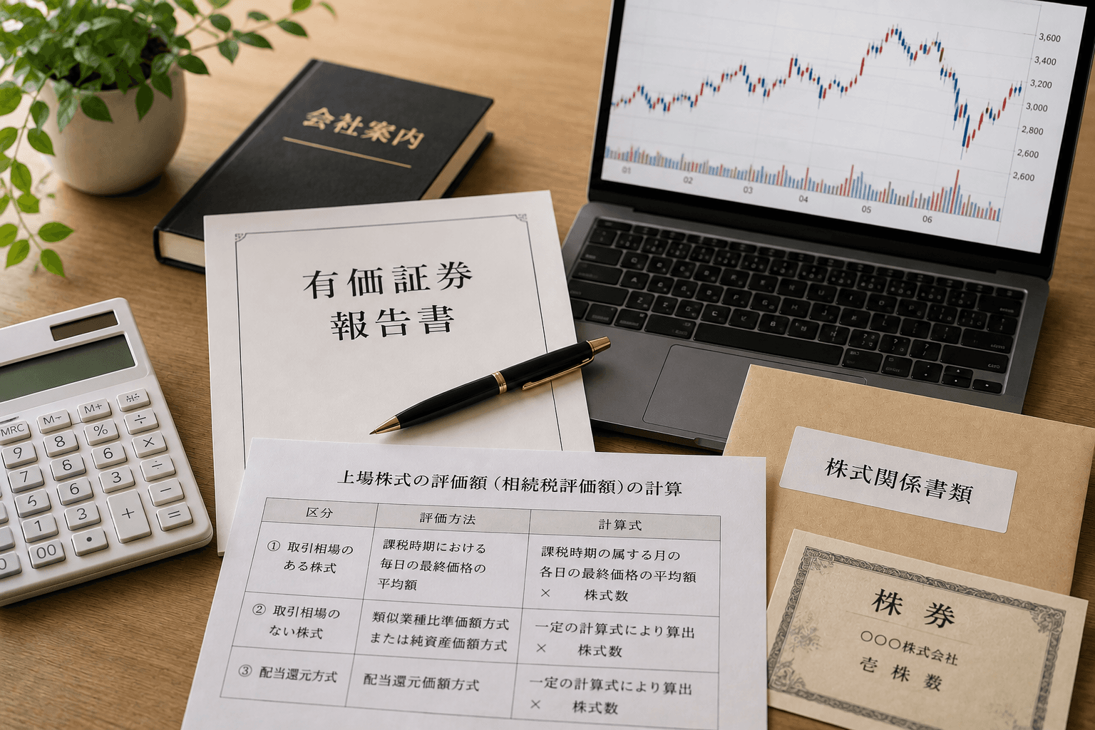 株式など有価証券の遺産評価方法は?上場・非上場の違いと時期のルールを解説
